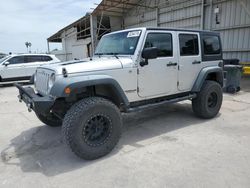 Jeep salvage cars for sale: 2012 Jeep Wrangler Unlimited Sport