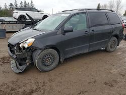 Salvage cars for sale from Copart Ontario Auction, ON: 2010 Toyota Sienna CE