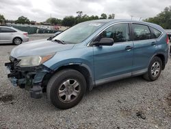 Salvage cars for sale at Riverview, FL auction: 2014 Honda CR-V LX