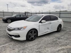 Salvage cars for sale at auction: 2016 Honda Accord Sport