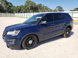 Salvage cars for sale from Copart Fort Pierce, FL: 2016 Ford Explorer Police Interceptor