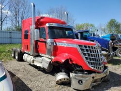 Salvage trucks for sale at Davison, MI auction: 2022 International Lonestar