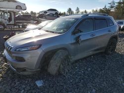 Jeep Cherokee Limited salvage cars for sale: 2018 Jeep Cherokee Limited