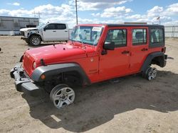 Salvage cars for sale from Copart Bismarck, ND: 2017 Jeep Wrangler Unlimited Sport