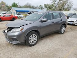 Salvage cars for sale at Wichita, KS auction: 2016 Nissan Rogue S