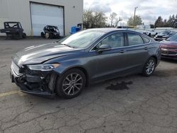 Salvage cars for sale at Woodburn, OR auction: 2017 Ford Fusion SE