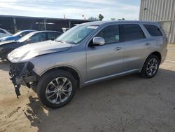 Salvage cars for sale from Copart Fresno, CA: 2019 Dodge Durango GT