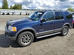 Ford Explorer salvage cars for sale: 2002 Ford Explorer XLT