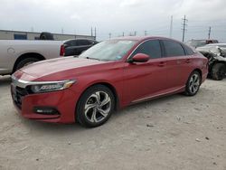 Salvage cars for sale at Haslet, TX auction: 2018 Honda Accord EXL