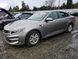 Salvage cars for sale from Copart Graham, WA: 2018 KIA Optima LX