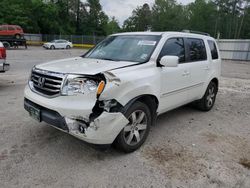 Salvage cars for sale from Copart Greenwell Springs, LA: 2014 Honda Pilot Touring