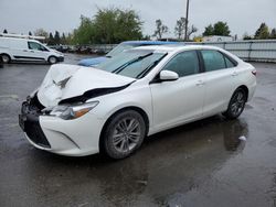 Salvage cars for sale from Copart Woodburn, OR: 2015 Toyota Camry LE