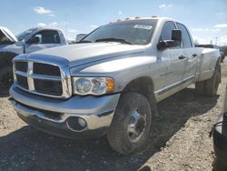 Salvage cars for sale at Leroy, NY auction: 2003 Dodge RAM 3500 ST