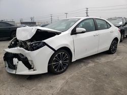 Salvage cars for sale at Sun Valley, CA auction: 2015 Toyota Corolla L