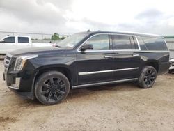 Salvage cars for sale from Copart Houston, TX: 2015 Cadillac Escalade ESV Premium