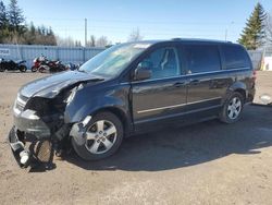 Salvage cars for sale from Copart Bowmanville, ON: 2012 Dodge Grand Caravan Crew