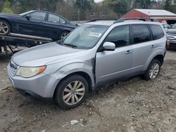 Salvage cars for sale at Mendon, MA auction: 2012 Subaru Forester 2.5X Premium