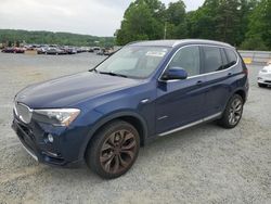 Vehiculos salvage en venta de Copart Concord, NC: 2015 BMW X3 XDRIVE28I