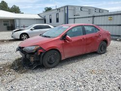 Vehiculos salvage en venta de Copart Prairie Grove, AR: 2017 Toyota Corolla L