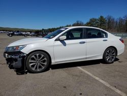 Honda Accord Sport salvage cars for sale: 2015 Honda Accord Sport