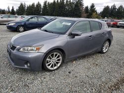 Vehiculos salvage en venta de Copart Graham, WA: 2013 Lexus CT 200