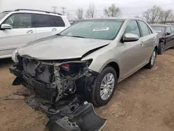 Salvage cars for sale at Elgin, IL auction: 2014 Toyota Camry L