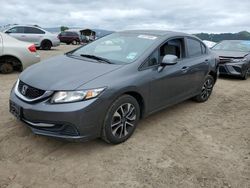 Salvage cars for sale from Copart San Martin, CA: 2013 Honda Civic EX