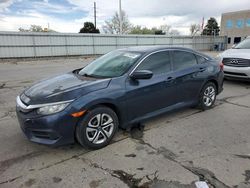 Salvage cars for sale from Copart Littleton, CO: 2016 Honda Civic LX