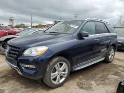 Salvage cars for sale at Chicago Heights, IL auction: 2014 Mercedes-Benz ML 350 4matic