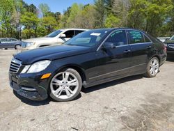 Salvage cars for sale at Austell, GA auction: 2013 Mercedes-Benz E 350 4matic