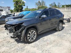 Salvage cars for sale from Copart Opa Locka, FL: 2020 Toyota Rav4 XLE Premium