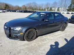 Salvage cars for sale at North Billerica, MA auction: 2018 Audi A4 Premium Plus
