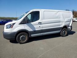 Salvage trucks for sale at Brookhaven, NY auction: 2017 Ford Transit T-150