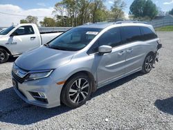Salvage cars for sale at Gastonia, NC auction: 2019 Honda Odyssey Elite