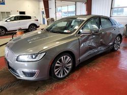 Salvage cars for sale from Copart Angola, NY: 2017 Lincoln MKZ Reserve