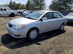 Salvage cars for sale from Copart Denver, CO: 2006 Toyota Corolla CE