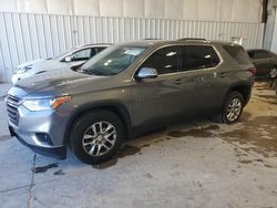 Salvage cars for sale at Franklin, WI auction: 2018 Chevrolet Traverse LT