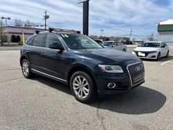 Salvage cars for sale at North Billerica, MA auction: 2016 Audi Q5 Premium Plus