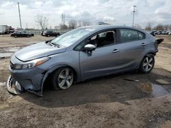 Salvage cars for sale at Woodhaven, MI auction: 2018 KIA Forte LX