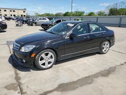 Salvage cars for sale from Copart Wilmer, TX: 2010 Mercedes-Benz C300