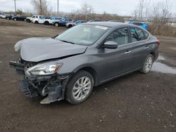 Salvage cars for sale from Copart Montreal Est, QC: 2016 Nissan Sentra S