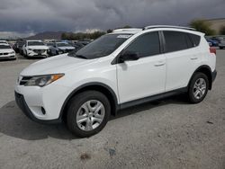 Salvage cars for sale at Las Vegas, NV auction: 2015 Toyota Rav4 LE