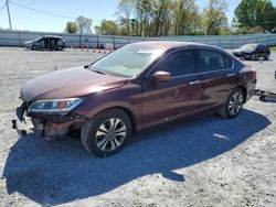 Salvage cars for sale at Gastonia, NC auction: 2014 Honda Accord LX