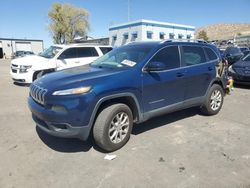 Salvage cars for sale at Albuquerque, NM auction: 2018 Jeep Cherokee Latitude Plus