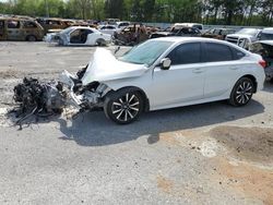 Honda salvage cars for sale: 2024 Honda Civic EX