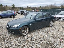 Salvage cars for sale from Copart Candia, NH: 2010 BMW 528 XI