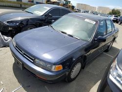 Honda Accord LX salvage cars for sale: 1992 Honda Accord LX