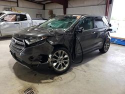 Salvage cars for sale at Chambersburg, PA auction: 2015 Ford Edge Titanium