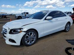 Salvage cars for sale at Brighton, CO auction: 2018 Mercedes-Benz C 300 4matic