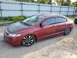 Salvage cars for sale at auction: 2009 Honda Civic LX